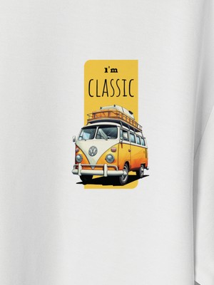 X7 Design Art X7 I'm Koleksiyonu Volkswagen Transporter T1 Oversize T-Shirt