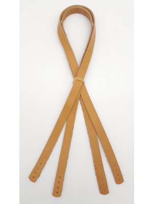 Angel Çanta Aksesuar Gerçek Deri 70X1.2 cm Açık Taba Renk Çanta Sapı