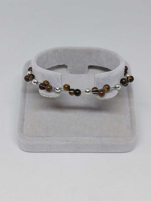 Kaplan Gözü Taşı 4mm Bileklik