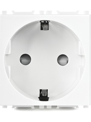 Panasonic Viko Panasonic Modüler Opak Beyaz Topraklı Priz Çk Alt+Kapak 2m - WVTT22121WH-TR