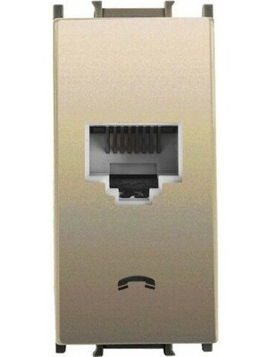 Panasonic Modüler Dore Nümeris Telefon Prizi Cat-3 Altlık+Kapak 1m - WVTT14024DR-TR