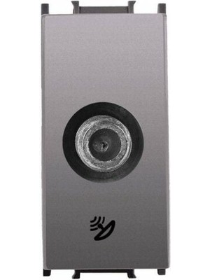 Panasonic Viko Panasonic Thea Modüler Antrasit Uydu Prizi F Konnektörlü Sonlu Alt+Kapak 1m - WVTT14584AN-TR