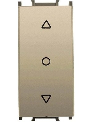 Panasonic Modüler Dore Tek Düğmeli Jaluzi Kumanda Anahtarı 1m Kapak - WVTR10234DR-TR