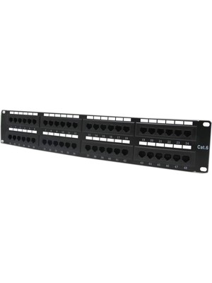Codegen 48 Port Dolu Cat6 19" 1u Utp Patch Panel COD648