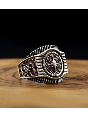 Argento Silver 925 Ayar Gümüş Erkek Yüzük
