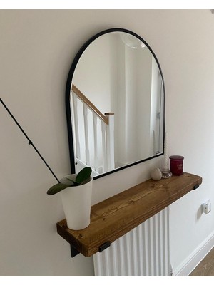 Karadeniz Dizayn 19X110 cm Tekli Demir Ayaklı Raf