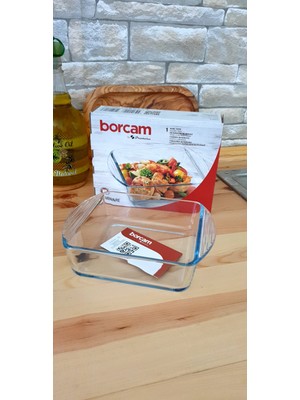 Paşabahçe Borcam Paşabahçe Paşabahçe Borcam Kare Tepsi 59854- Yeni