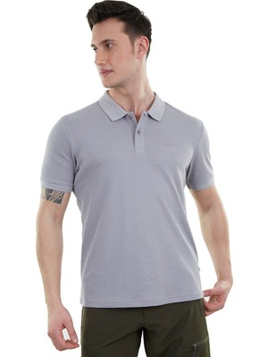 Alpinist Edge Erkek Polo T-Shirt Gri