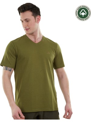 Alpinist Vortex Erkek T-Shirt Haki