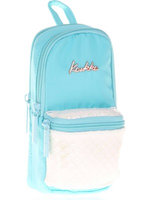 Kaukko Bright Scale Turkuaz Junior Bag Çanta Şekilli Kalem Çantası