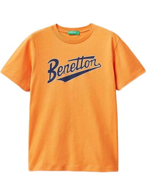 Benetton Çocuk Tişört 3I1XC10A1 3I1XC10A1067