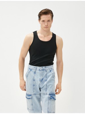 Koton Basic Atlet Halter Yaka Kolsuz