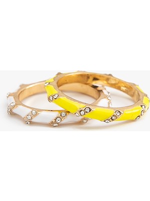 Koton 2'li Yüzük Parlak Taş Detaylı