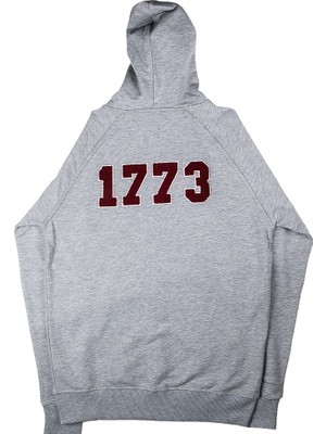 İTÜ Vakfı İTÜ Sweatshirt Fermuarlı Nakışlı Gri