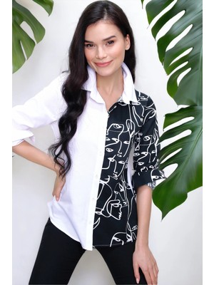 New Laviva Kadın Uzun Kol Regular Kesim Gömlek