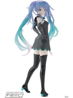 Zigver  23 Cm Anime Figürü Iki Boyutlu Hayalet Siyah Kısa Elbise Oturma Pozisyonu Model Bebekler Oyuncak Süsler 