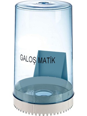 Palex Galoşmatik Galoş Dispenseri 1 Adet Şeffaf Mavi ABS Gövde ile Kolay Kullanım