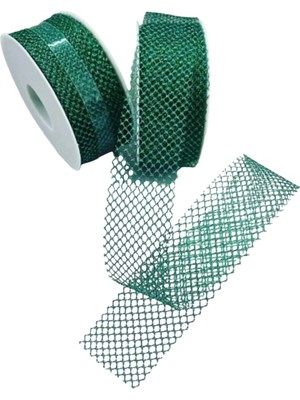 Nisa Floral Simli Kurdela/yeşil