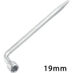 Bijon Anahtarı L Pipo Tip Tek Kol Çelik 19MM