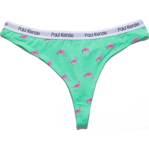 Paul Kenzie Unique Effect Desenli Kadın String Külot - Pink Birdy