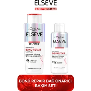 L'oréal Paris Elseve Bond Repair Şampuan 200 ml + Şampuan Öncesi Kurtarıcı Bakım 200 ml Set
