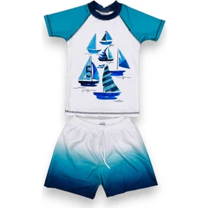 Lolli Boom Kids  Erkek Çocuk T-Shirt Şort Mayo Seti