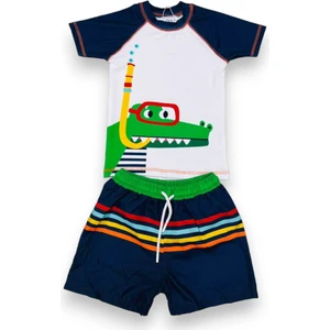 Lolli Boom Kids  Erkek Çocuk T-Shirt Şort Mayo Seti
