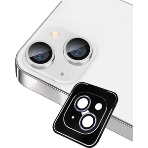 Kzy Apple iPhone 13 Mini Safir Temperli Cam Kamera Lens Koruyucu - Lila