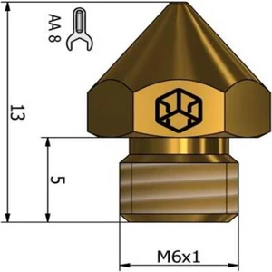 Hobi Mekatronik Csa CR10 Nozzle(1.0mm)