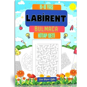 6-8 Yaş Labirent Bulmaca Kitap Seti (3 Kitap)