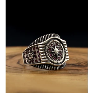 Argento Silver 925 Ayar Gümüş Erkek Yüzük