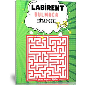 7-9 Yaş Labirent Bulmaca Kitap Seti (3 Kitap)