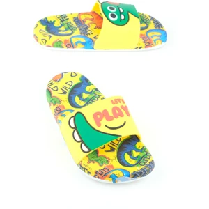 Yazlık Erkek Çocuk Islak Zemine Uygun Terlik