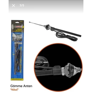 Universal Gömme Anten Çekmeli  Tip Vakum Nikelaj BR0040303