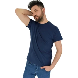 Erkek Sıfır Yaka Tişört Penye BGL-ST02799