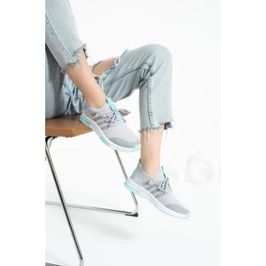 Su Yeşili-Gri Bayan Spor Ayakkabısı