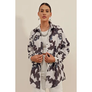 3900 Oversize Uzun Basic Gömlek