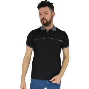 Erkek Polo Yaka Tişört Waffle 2369 BGL-ST02792
