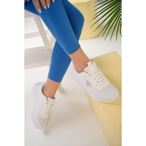 Kadın Beyaz Günlük Spor Ayakkabı Sneaker 0001