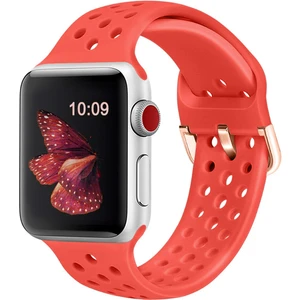 Psgt Apple Watch 2 3 4 5 6 Se Nike 42MM 44MM 45 mm 49MM Uyumlu Kordon Kayış Bileklik Delikli Spor Band