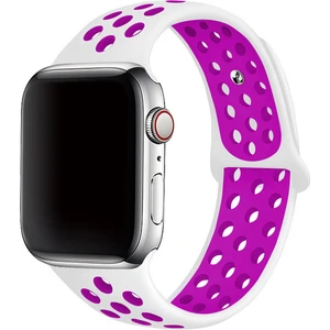 Psgt Apple Watch 2 3 4 5 6 Se Nike 42MM 44MM 45 mm 49MM Uyumlu Kordon Kayış Bileklik Delikli Spor Band