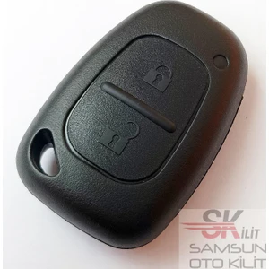 Skilit Samsun Oto Kilit Renault Kangoo Master Trafic Opel Movano Vivaro Anahtar Kabı Kumanda Kabı 2 Tuşlu
