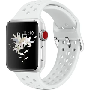 Psgt Apple Watch 2 3 4 5 6 Se Nike 42MM 44MM 45 mm 49MM Uyumlu Kordon Kayış Bileklik Delikli Spor Band