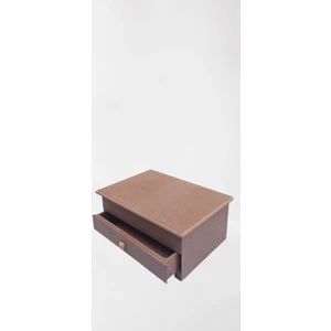 Bengi Ticaret Hobi Dekoratif Takı Makyaj Kutu Model Çekmece Bölmeli Ham Ahşap Mdf El Yapımı