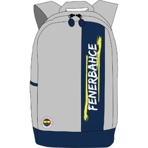 Fenerbahçe Kaligrafik Baskılı Gri Çanta