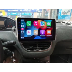 Peugeot 2008 (2012-2020 yıl)2GB Ram 32GB Rom Hafıza Multimedya Android sürüm 13 Kablosuz Carplay Navigasyon 10 inç Ekran