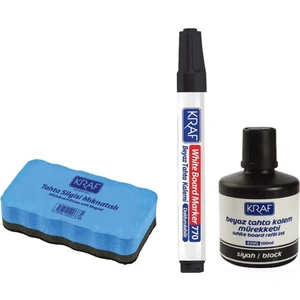 Siyah Kalem Seti Kalem + Silgi + Mürekkep 100ML