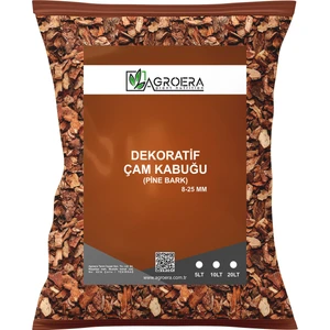 Çam Kabuğu Doğal Ağaç Kabuğu 8-25 mm Dekoratif Çam Ağaç Kabuk 10 Litre