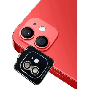 Kzy Apple iPhone 11 Safir Temperli Cam Kamera Lens Koruyucu - Gold