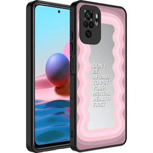 Xiaomi Redmi Note 10 Kılıf Aynalı Desenli Parlak Mirror Kapak